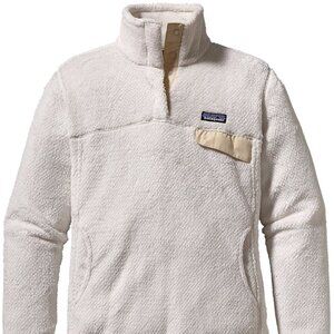 Patagonia Re-Tool Snap-T Fleece Pullover (Style #25442) in Raw Linen Women's L